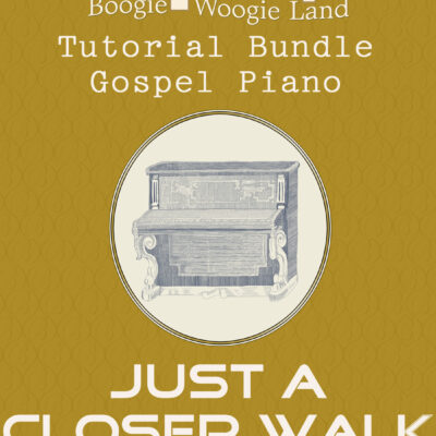 Piano School: "Just a closer walk with thee"